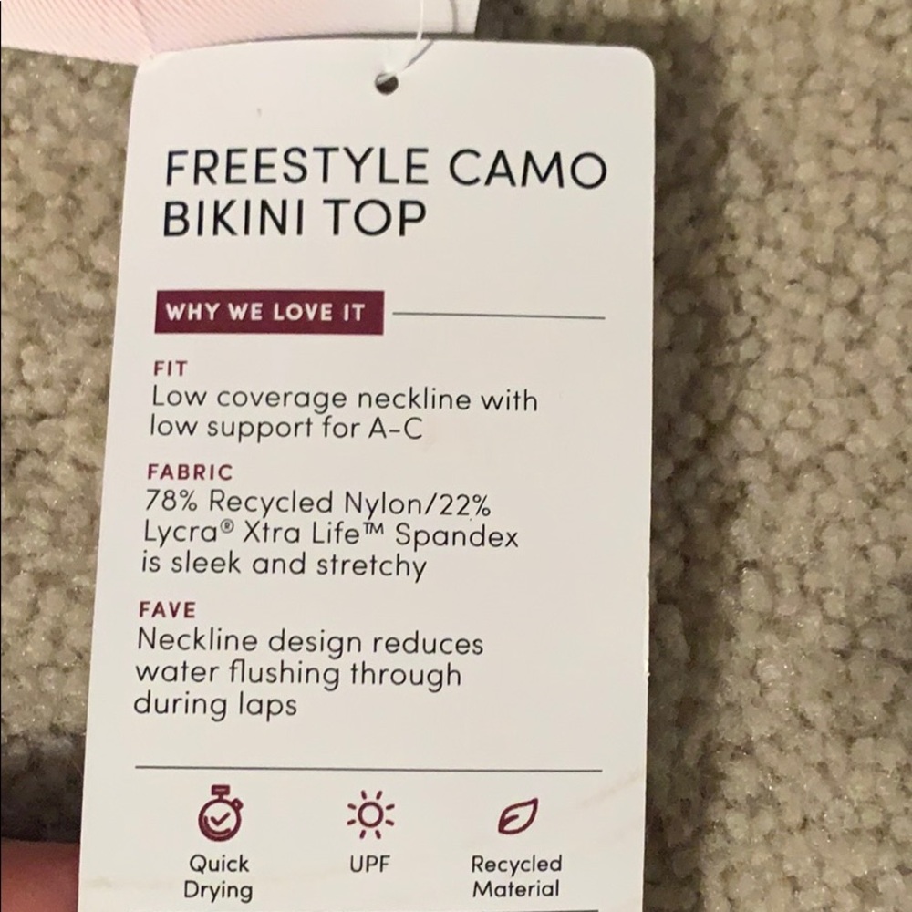 Athleta Freestyle Camo Bikini Top - Picture 9 of 9